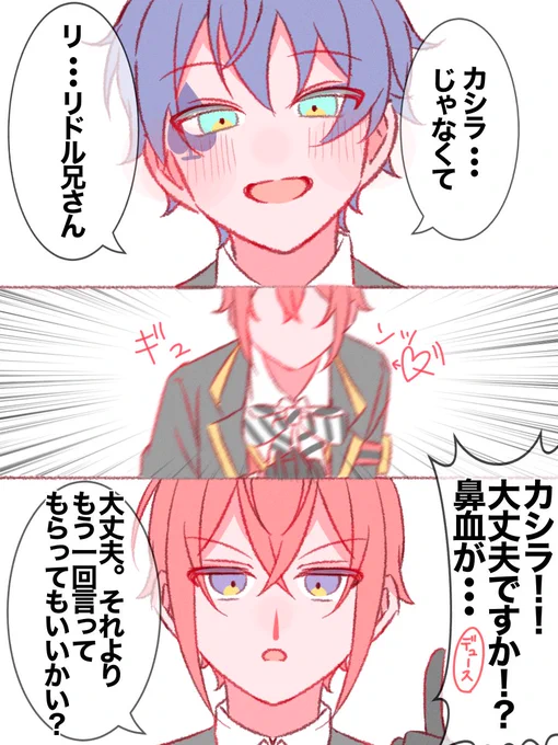 兄と呼ばれたいある日のリドル寮長 