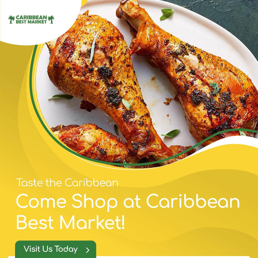 Craving juicy, flavorful Turkey Drumsticks? Look no further than #CaribbeanBestMarket for the best selection in town! Visit us today and satisfy your taste buds! 
#Jamaica #caribbeanmarket #grocery #supermarket #caribbeanfood #caribbean #miami #miamifoodie #turkeydrumsticks #Fl