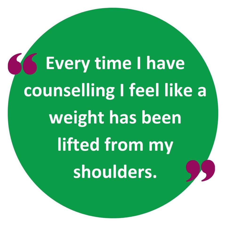 Ending the week on a high with a lovely quote from one of our clients. 💚

Find out more about our services 
👉 buff.ly/30SwZfp 

#ChestersMentalHealthCharity #MentalHealthAwareness #Charity #ItsWhatWeDo #Counselling #Therapy