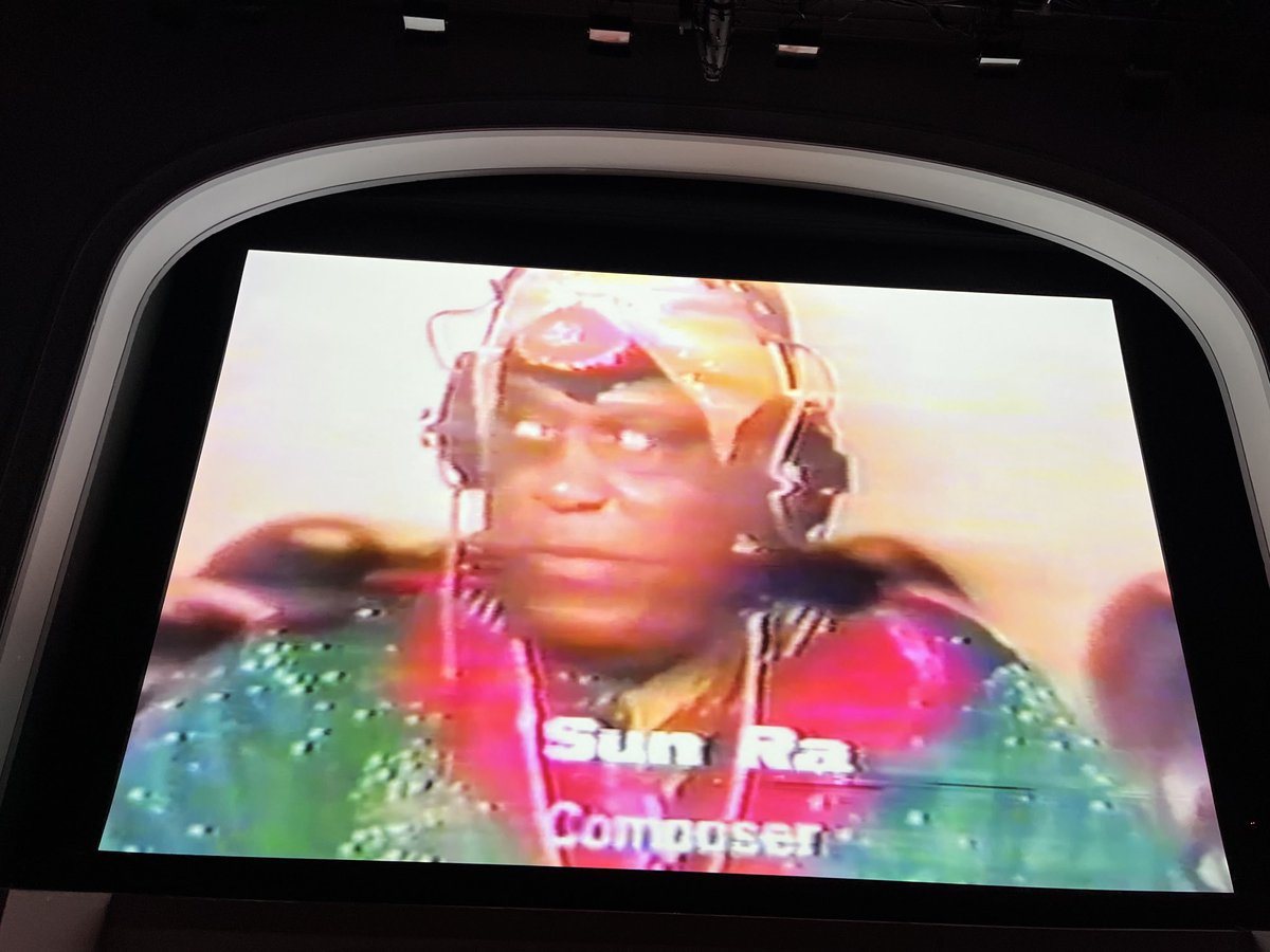 Sun Ra interviewed by @deborahraysims in 1981 for DETROIT BLACK JOURNAL on @Detroit_PBS, + live footage of the @SunRaUniverse in Detroit from 1988, part of the six-hour Sun Ra Marathon at @Roulette_NYC co-presented with ⁦@ExSoSt⁩. More 📸: instagram.com/p/C6Oe2O0u4tM/…