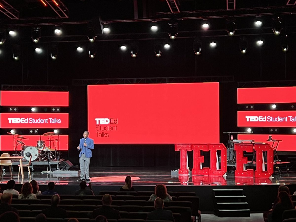 @ted_ed Student Talks by @LGHS_HCS_SR are SPECTACULAR! Congratulations @ATownsend75 @LGHS_HCS @lghsctae @jaycicarroll @katebailey1214 This left me speech and inspired! Wow💥🎉🙌🏾 #TEDEdStudentTalks