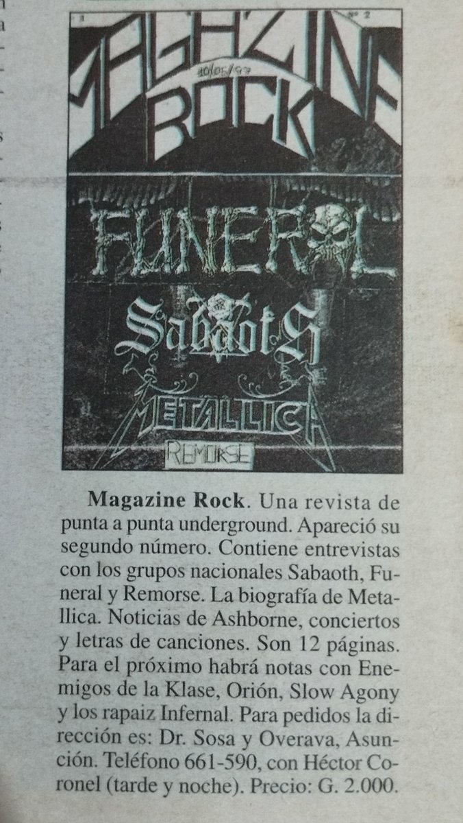 sabaoth_py's tweet image. Alguien tiene este #fanzine ?