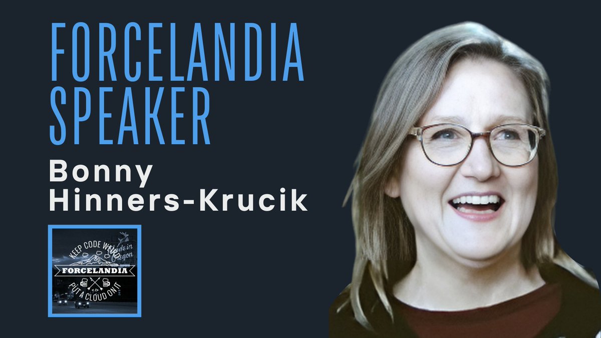 Bonny Hinners-Krucik will be joining us as a speaker at #Forcelandia2024! @SNUGSFBay Gear up for a remarkable experience in Portland on July 10-11, where Bonny will inspire us with her unique insights. 🌐 🎉 Let's #KeepCodeWeird and #PutACloudOnIt!