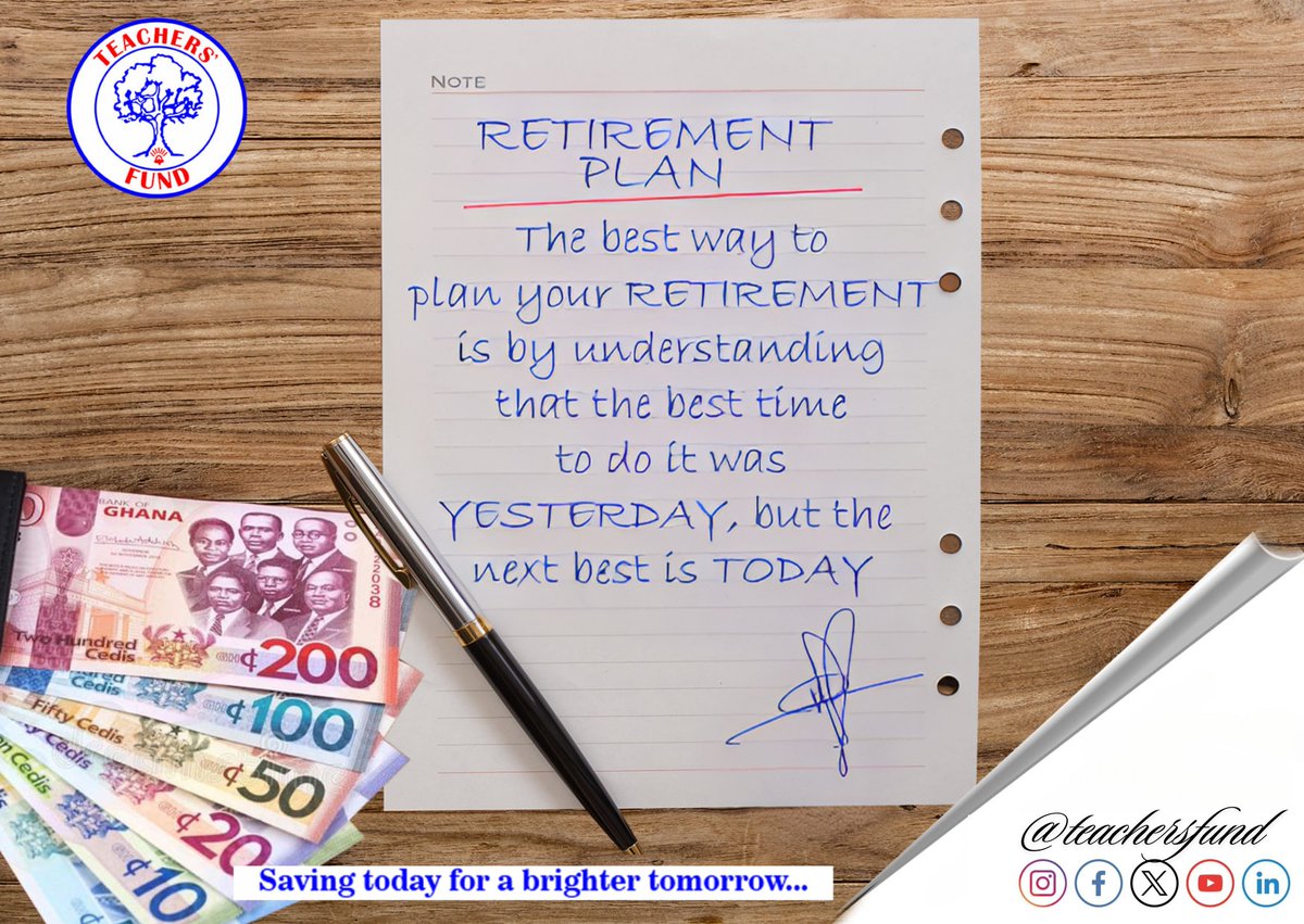 FOOD FOR THOUGHT.
#TeachersFund
#retirementplanning