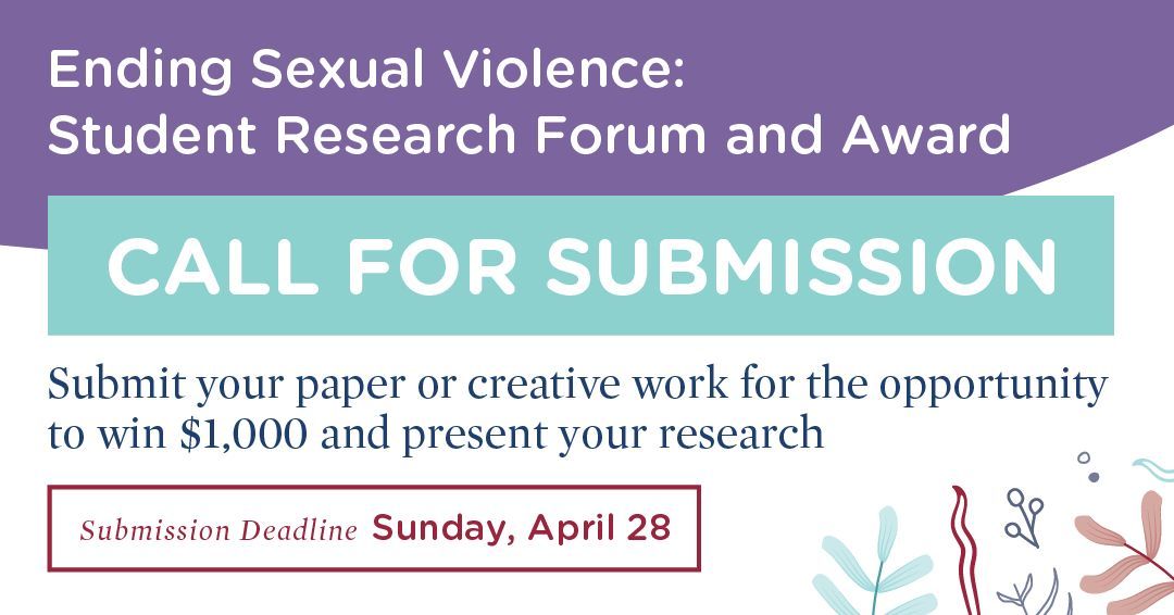 Sunday is the last day to apply for the Ending Sexual Violence Student Research Award! If you are a MacEwan student and you have written a paper or produced a creative work on the topic of sexual violence for one of your classes, you are eligible to apply! buff.ly/3IZQ7fq