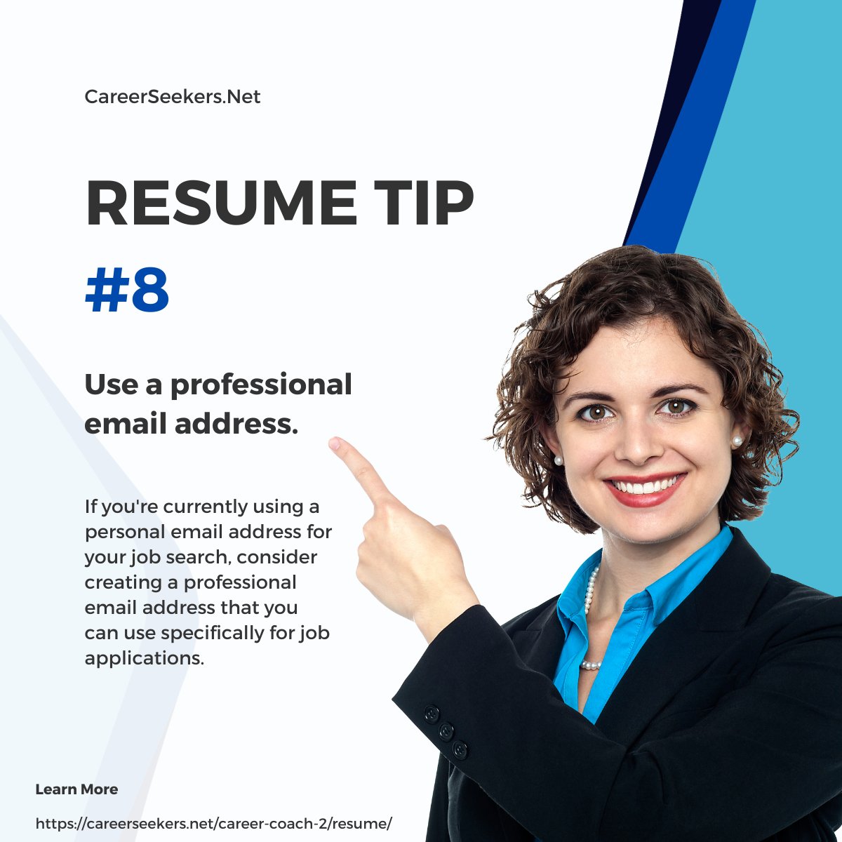 For more tips on how to write your resume to get job interviews 👉👉 careerseekers.net/career-coach-2…
#ResumeTips #JobHunt #CareerAdvice