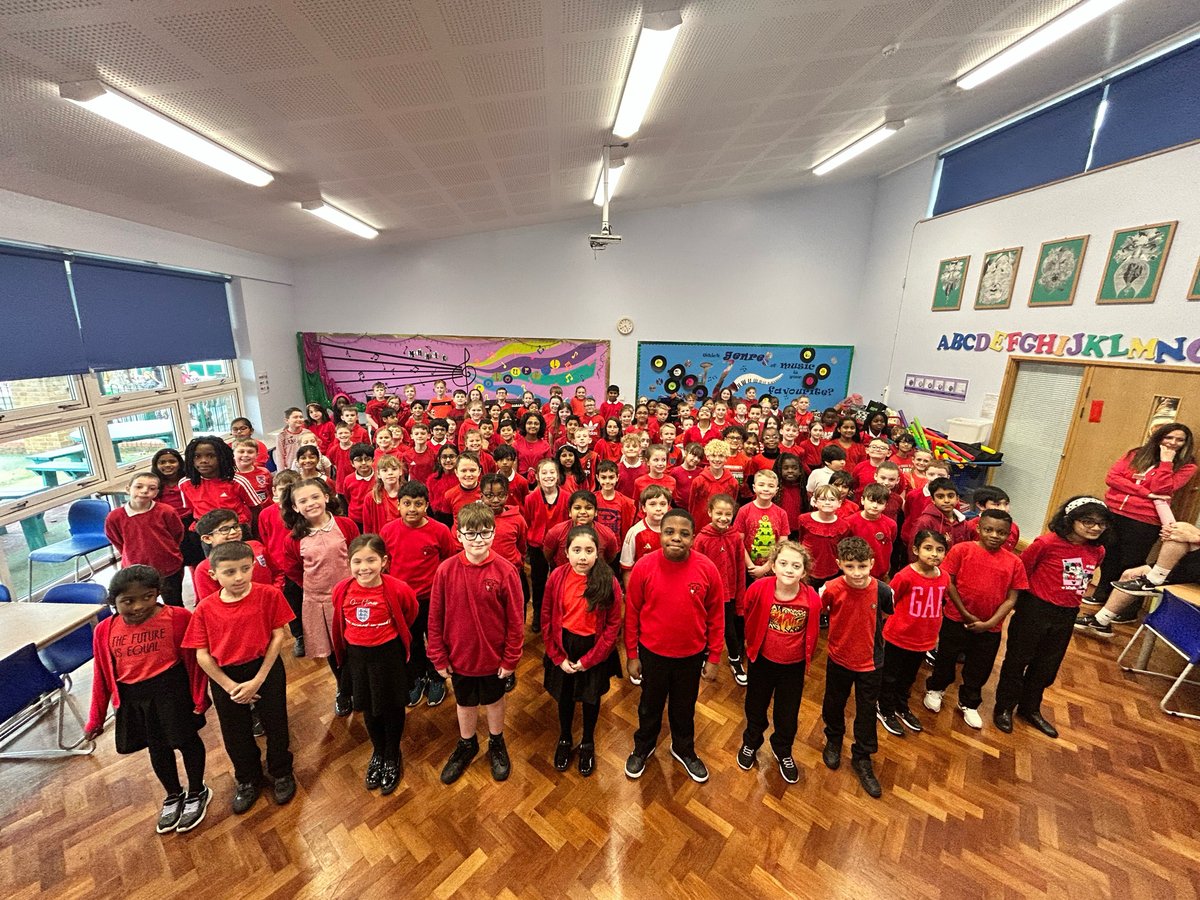 Year 4 dressed in red for SEND Awareness Day and found out more about varying needs within our society #SEND #Awareness