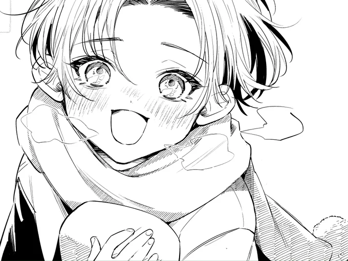トーン貼る前のちいこ優都😚🤍
幼少期編は次のお話で完成の気持ちなのでちいこをいっぱい描けるの最後かと思うとさみしい～～…(本編はまだ続きます!)噛み締めて描く🥺✍️ 