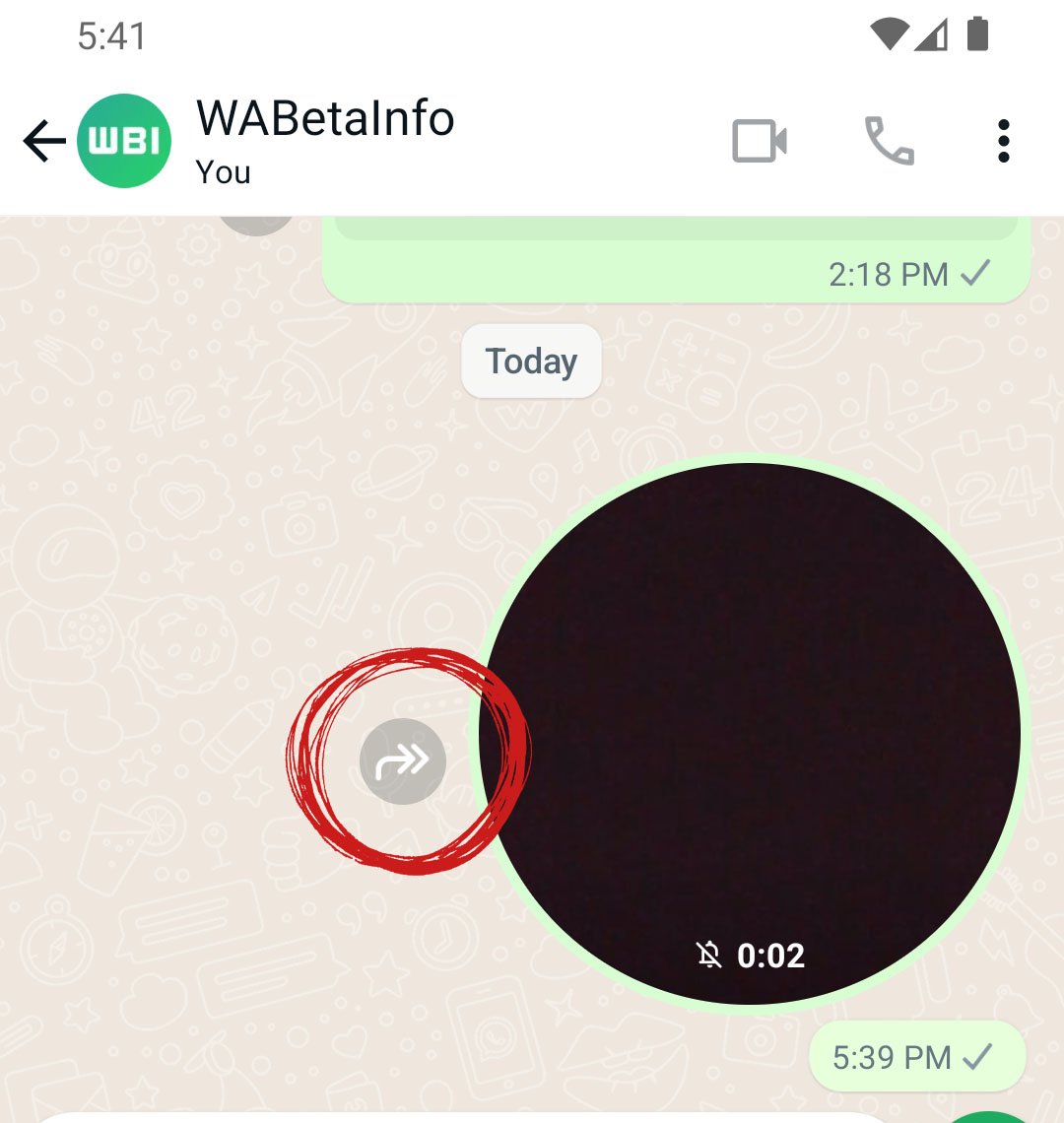 WhatsApp'ın tek seferlik görüntülenebilen 'video mesaj' özelliğine bir yenilik eklendi. Kullanıcılar bu video mesajları 3. kişilere iletebilecek.