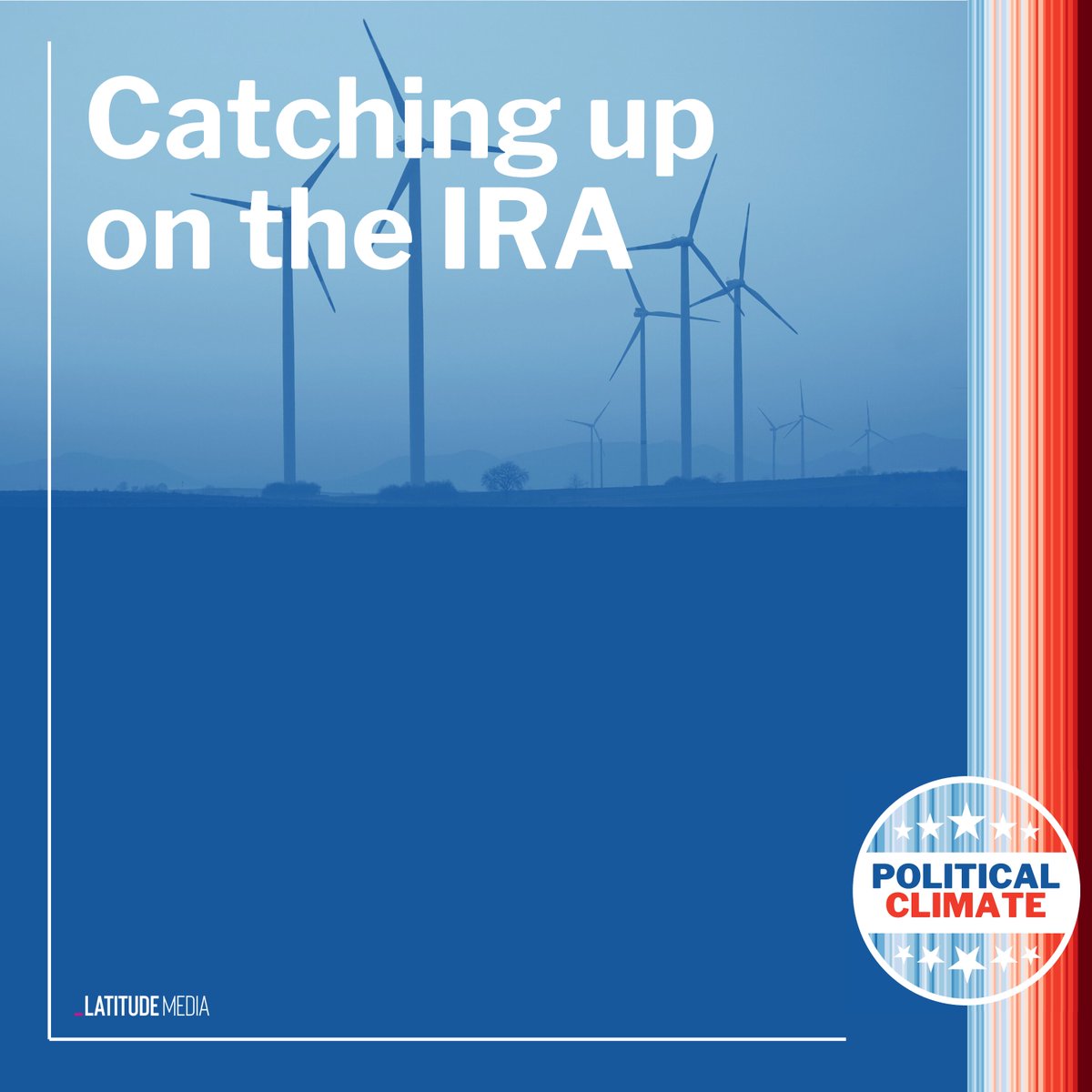 Political Climate, the insider’s view on the most pressing policy questions in energy &amp; climate, is officially back! Today, hosts <a href="/JMPyper/">Julia Pyper</a>, <a href="/ehdomenech/">Emily Domenech</a>, and <a href="/BrandonHurlbut/">Brandon Hurlbut</a> take stock of the IRA — and what will happen to it post Nov. Listen now: latitudemedia.com/news/political…
