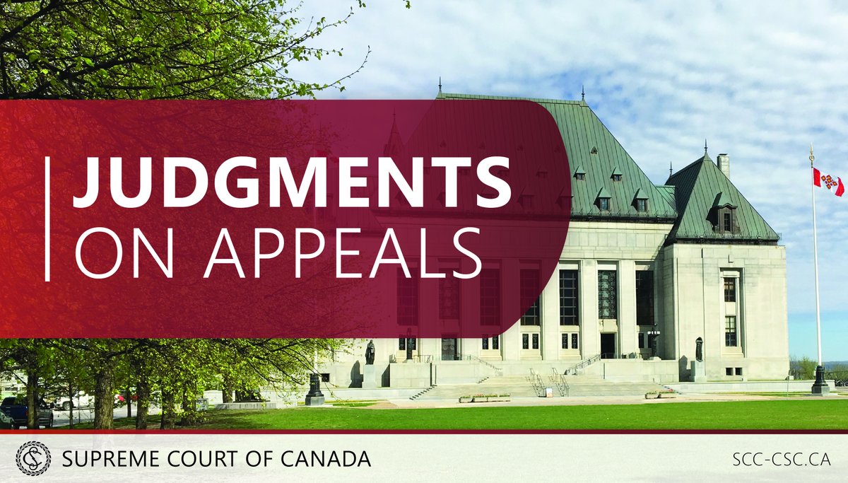 SCC_eng's tweet photo. The Court has dismissed the appeals in R. v. Edwards. It ruled that the military status of military judges does not violate the constitutional guarantee of judicial independence to which persons tried before courts martial are entitled. https://t.co/iFB0hsHabr https://t.co/ND6aV9fQeO