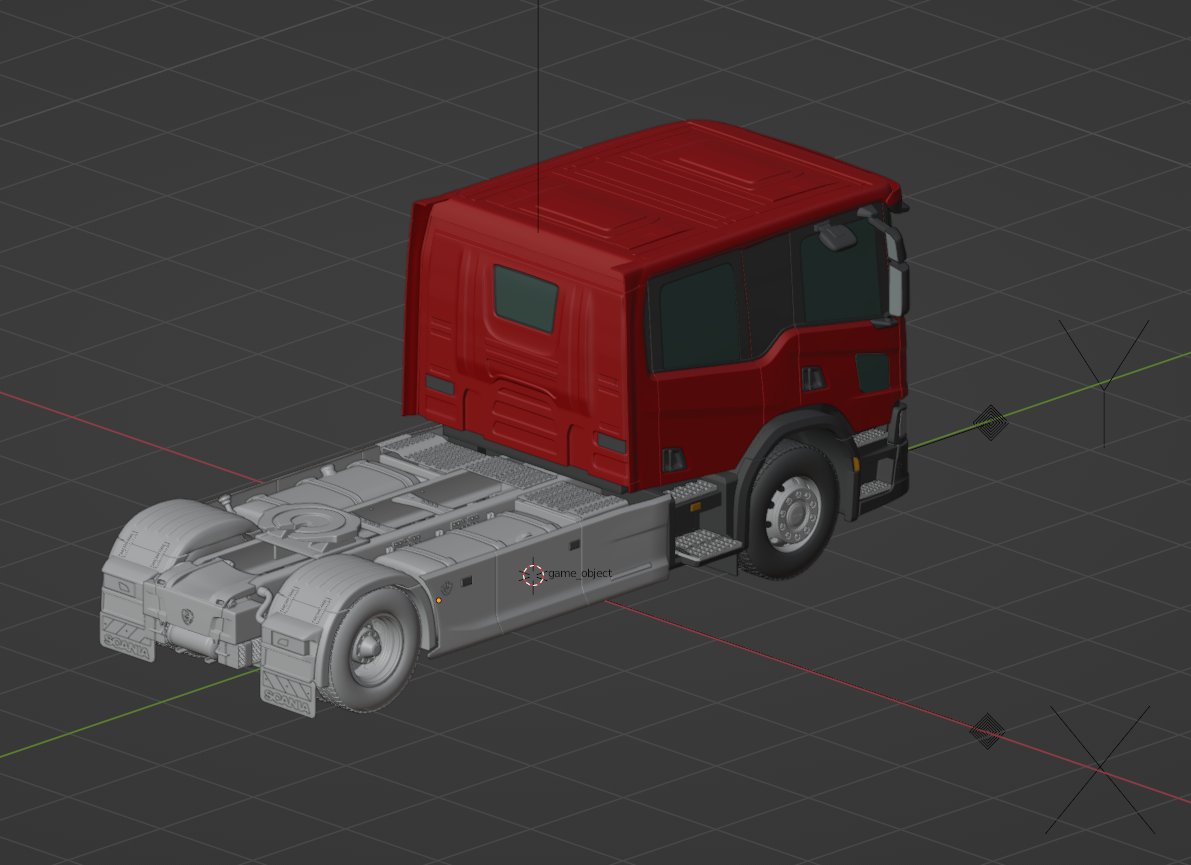 私は信じられないようなトラックの模型を作ってしまったようだ。🤣🤣🤣🤣
SCANIA P系 ダブルキャブ 
それに、本来は消防車用なのに、トラクターにするのは変かな？🤔🤔🤔🤔
#ETS2jp  
#ETS2