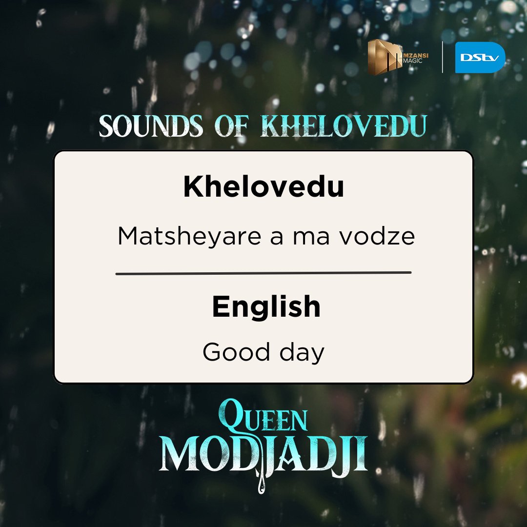 Each one, teach one. 👑 🌧 #SoundsofKhelovedu #KheloveduLanguage #QueenModjadjiMzansi 🌦️ Learn more here ➡️tinyurl.com/cs746e7j