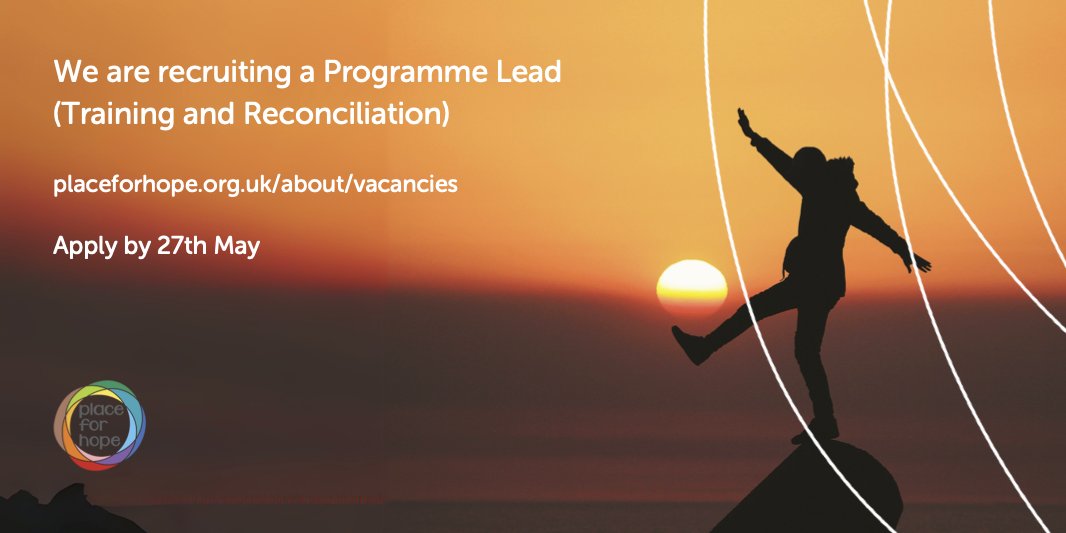 We are delighted to be recruiting a new role, to coordinate the new 5-year partnership with the @UnitedReformed . Please share with anyone who may be interested before deadline of 27th May. Visit: placeforhope.org.uk/about/vacancies