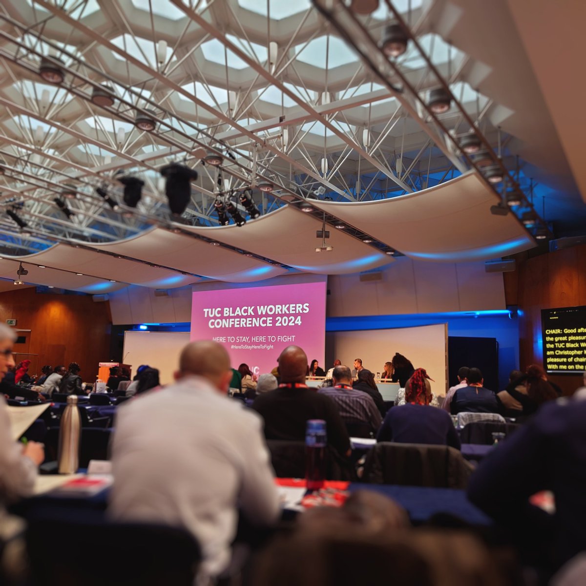 I am honoured to be here at the @The_TUC Black Workers Conference 2024!

@TUCEquality 
@CWUnews 
@cwueducation 
@CWUYoungWorkers 
@CWUTyneAndWear 

#HeretoStayHeretoFight
#CWUandProud