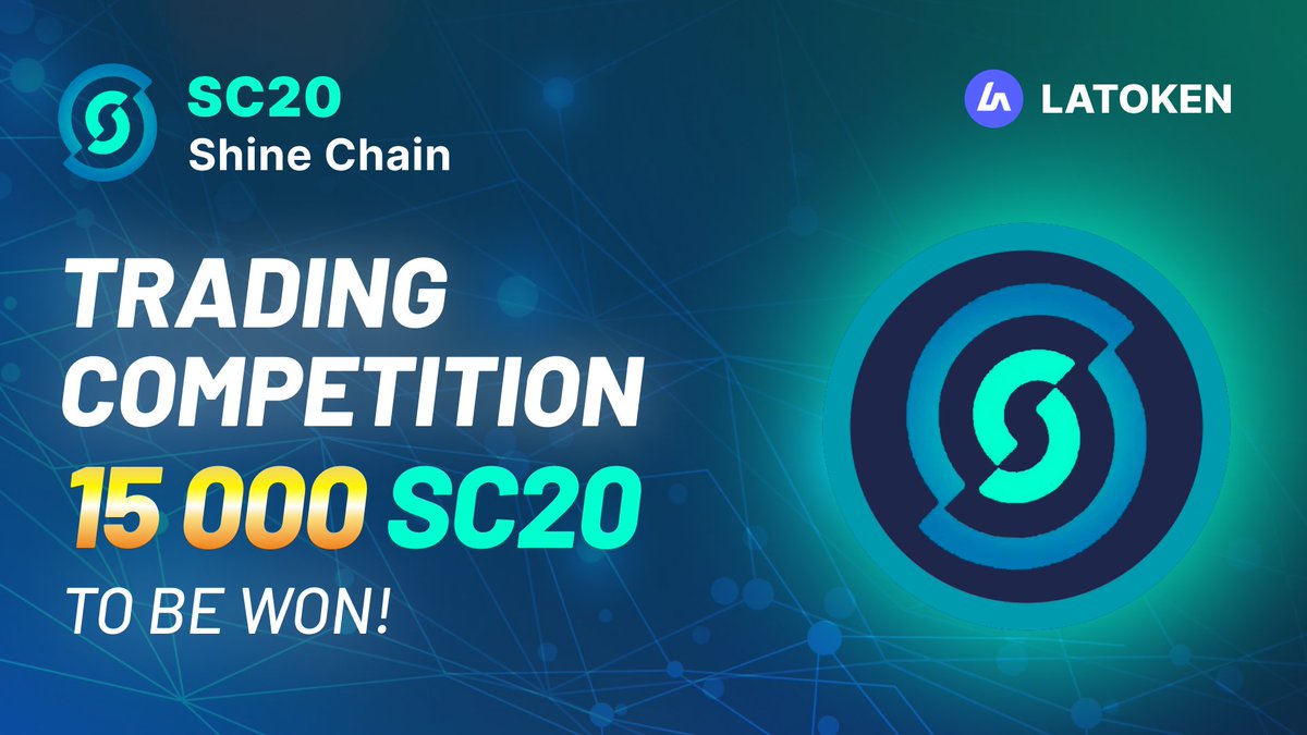 🏆 SHINE CHAIN (SC20) Trading Competition on LATOKEN! ✅ Trade a minimum amount of 297 SC20 Tokens 🔥 600 eligible traders will get a share of 15 000 SC20 tokens ✅ Share with 5 friends and Follow ⏰ April 26, 2024 - May 1, 2024 🎁 Distribution will begin on 1 May, 2024 👉…