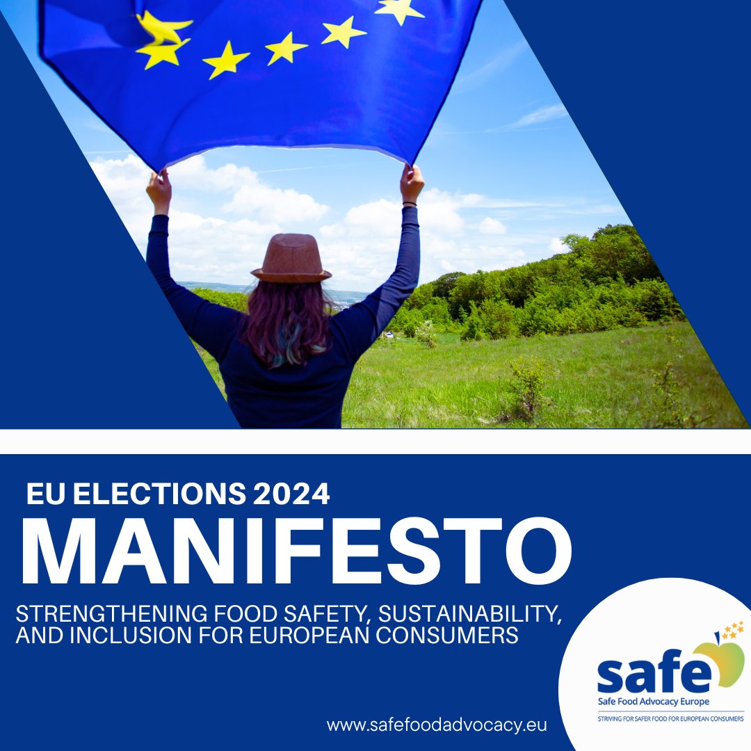 🌐As the final Strasbourg sessions of the legislative term conclude, we turn our gaze to the future. The new Parliament and Commissioners will need to prioritise the issues that we listed in our Manifesto here: safefoodadvocacy.eu/wp-content/upl… #foodsafety#foodsustainability#foodwaste🤝
