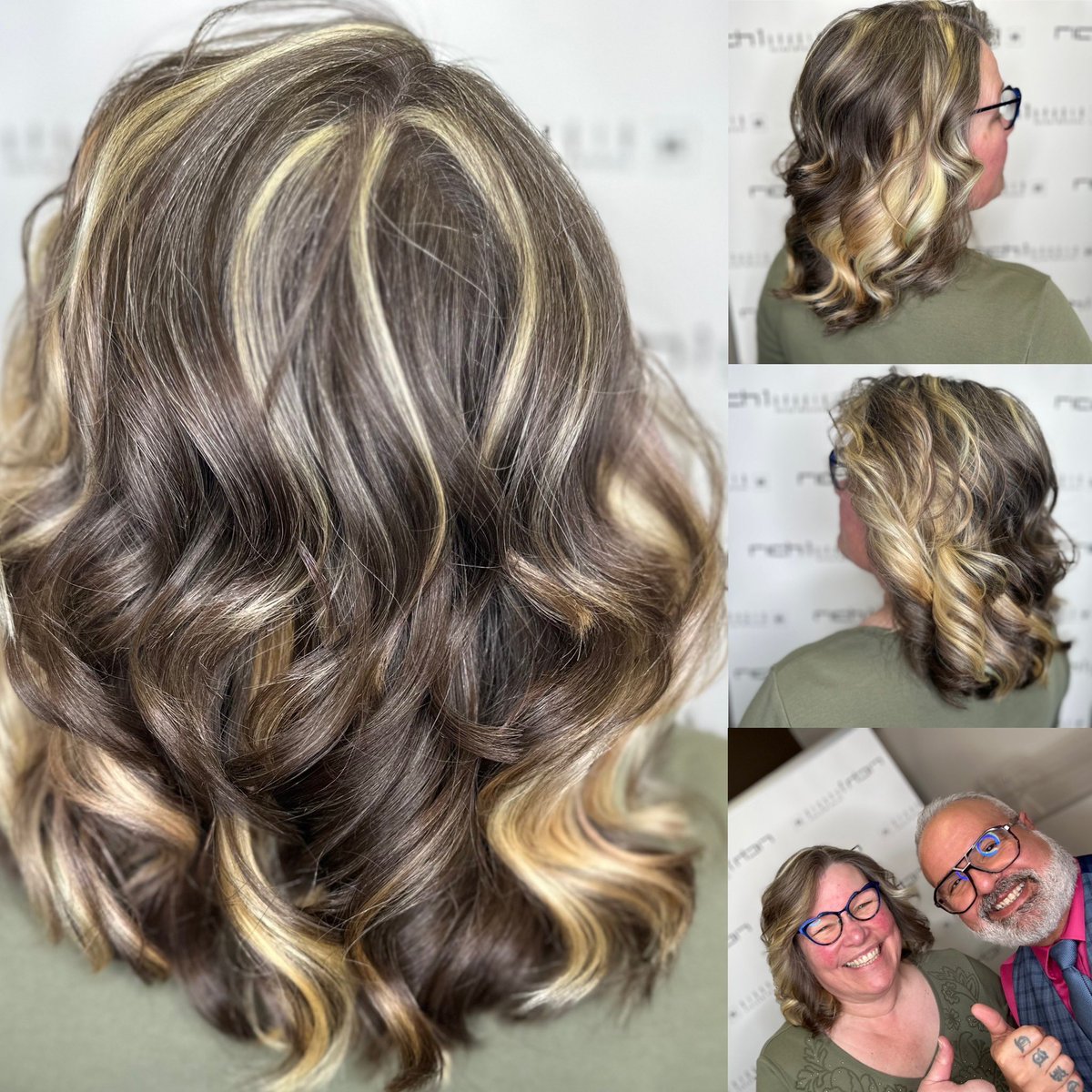 Always a pleasure and always fun! We’re just paving the way for some fun colours later.  Ty AF 
#hair #rich1beauty #lowlights #nanaimo #ladysmith #parksville #beauty #haircolour #haircut #caphighlights#popxg #matrix #matrixsocolor #matrixsocolorcult #pravana #wellablondor