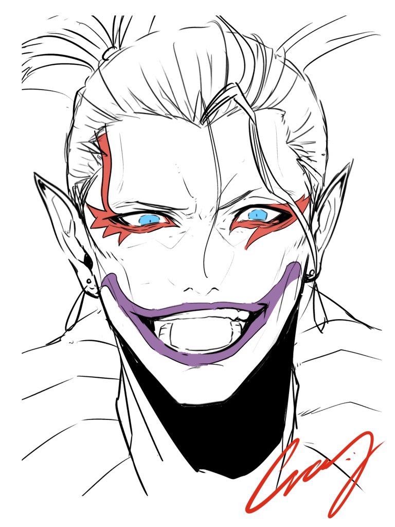 Crazy02oekaki's tweet image. #FF6
#ケフカ
#Cefca
#毎日イラスト 

10日目！！！