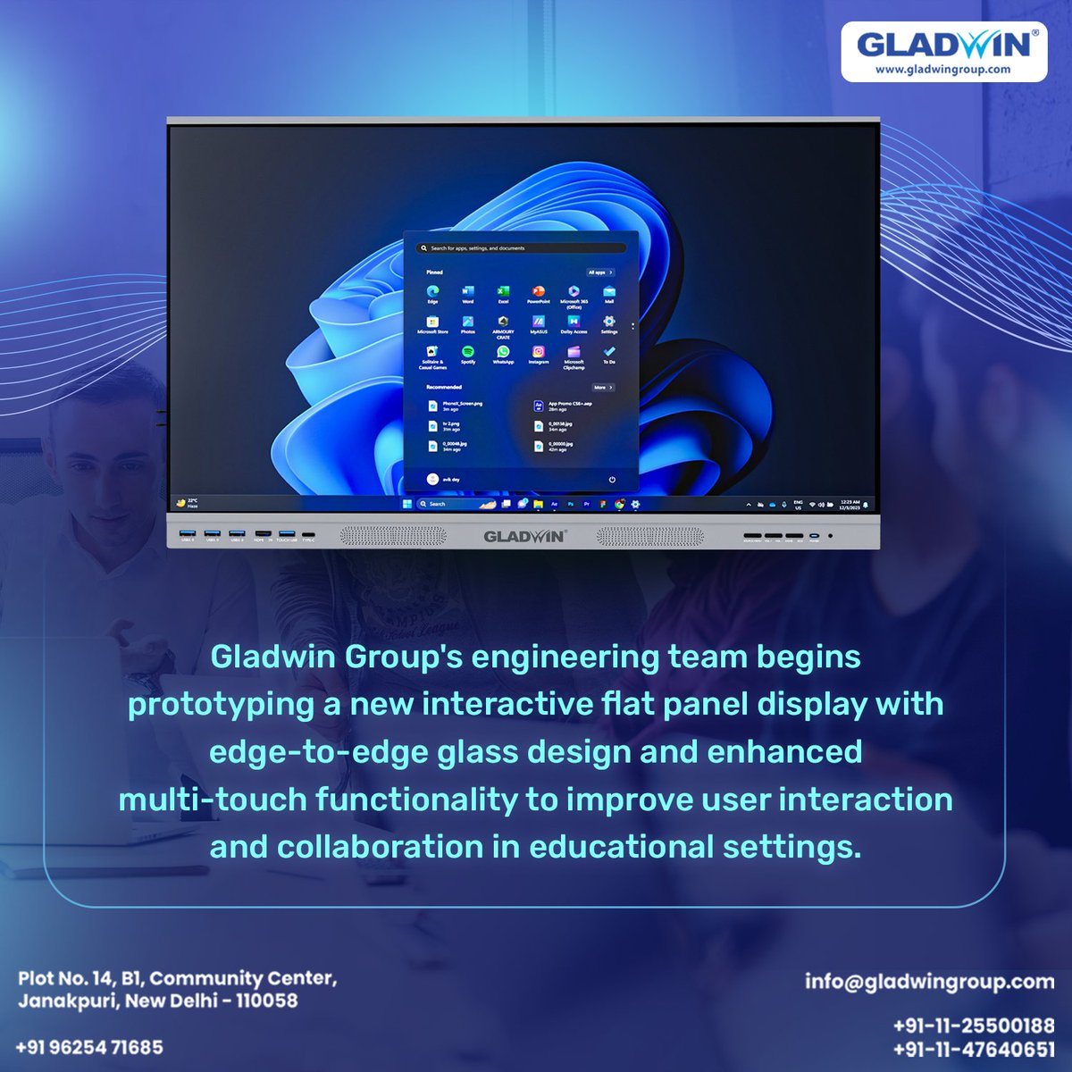Exciting news from Gladwin Group! Check our latest Interactive Flat Panels Today!

#gladwingroup #interactiveflatpanel #educationtechnology #edtech #interactivelearning #IFP #futureoflearning #techineducation #interactivedisplay #technologyineducation #tech #technology