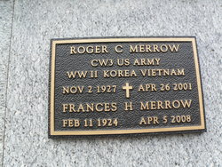 🕊️ Remembering CW3 Roger C. Merrow, a US Army veteran who served in World War II, Korea, and Vietnam. His bravery stands as a testament to his service to our nation. Roger rests in peace with his wife, Frances, at the New Hampshire State Veterans Cemetery. #nhveterans