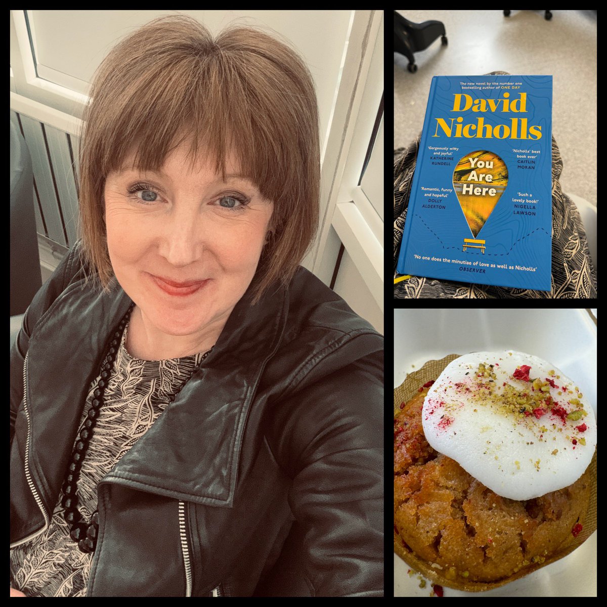 Just about to start immunotherapy treatment after a 3 month pause due to side effects. I’m feeling a bit anxious but I have cake, tea and @DavidNWriter’s new book so I can relax! #stage4 #melanoma #cancertreatment #favouriteauthor #hope