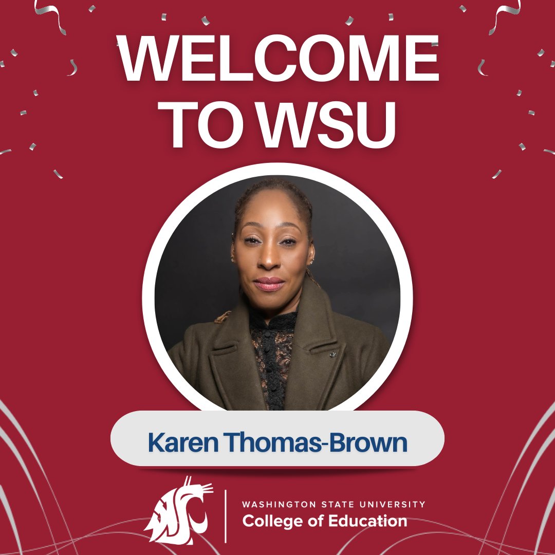 We've got a new boss! Karen Thomas-Brown will be our next dean 🔥! news.wsu.edu/news/2024/04/2…