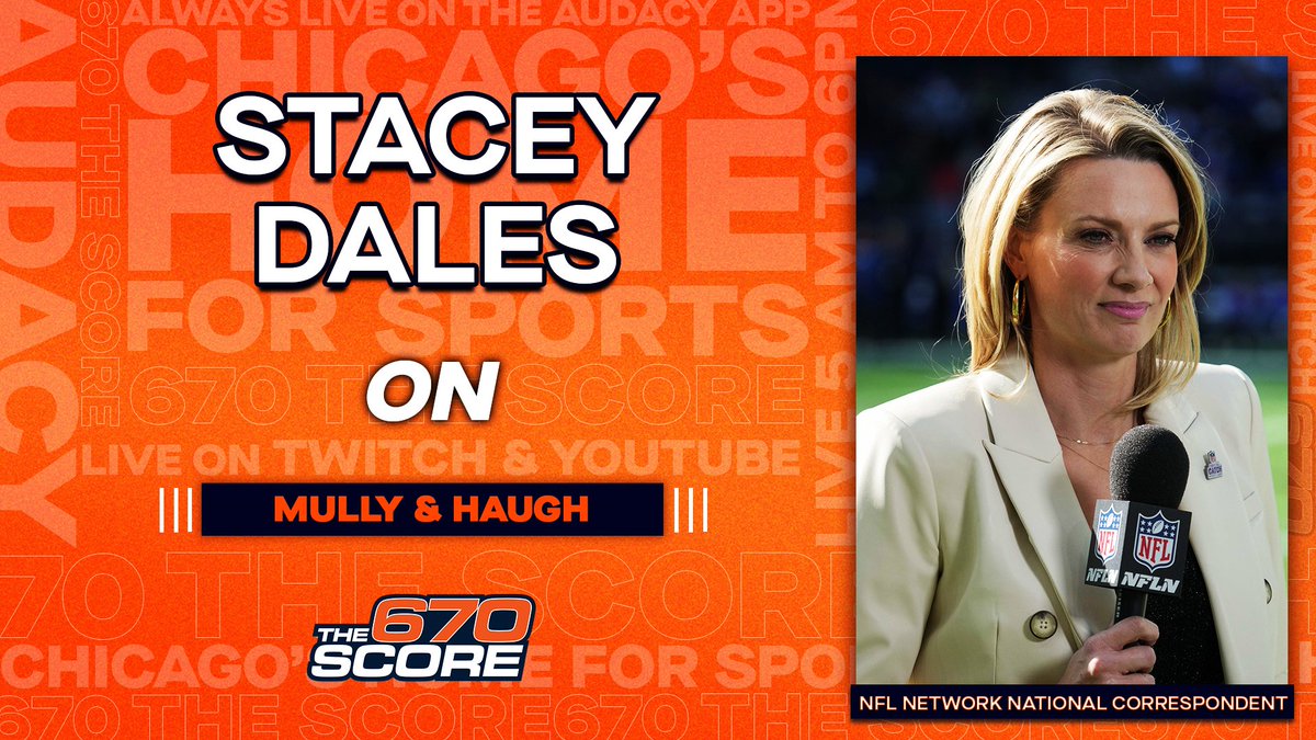 9 AM #Bears talk when @StaceyDales joins @mullyhaugh #NFLDraft 💻 670theScore.com/listen