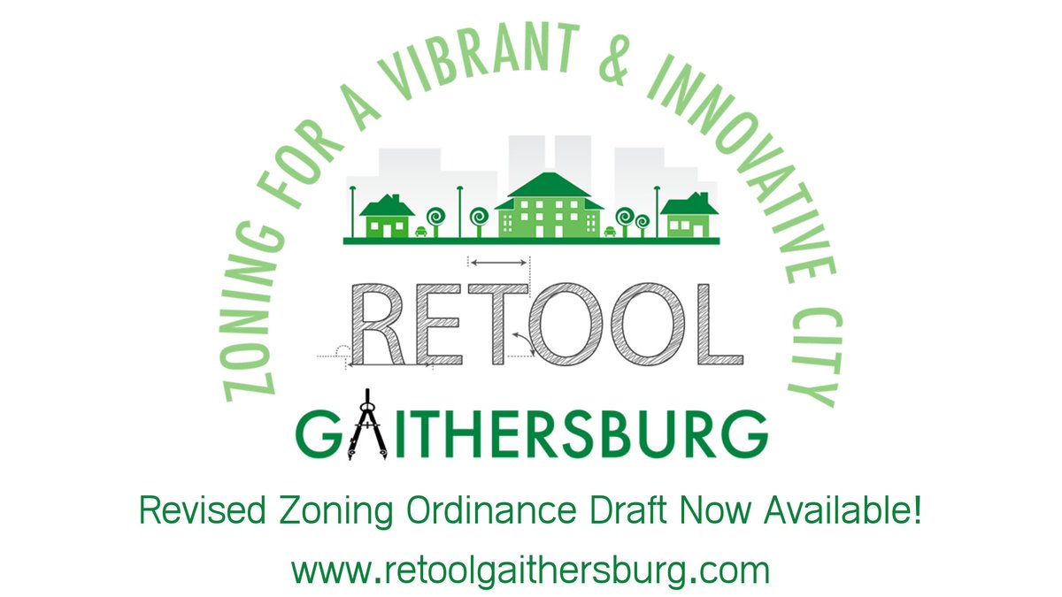 📢 Gburg residents! 📢 The revised Retool Gaithersburg Zoning Ordinance is open for feedback ➡️gburg.md/RetoolGburg Key update: 10-year expiration clause for supported schematic development plans (SDPs). Join us on May 20 for the 2nd public hearing.