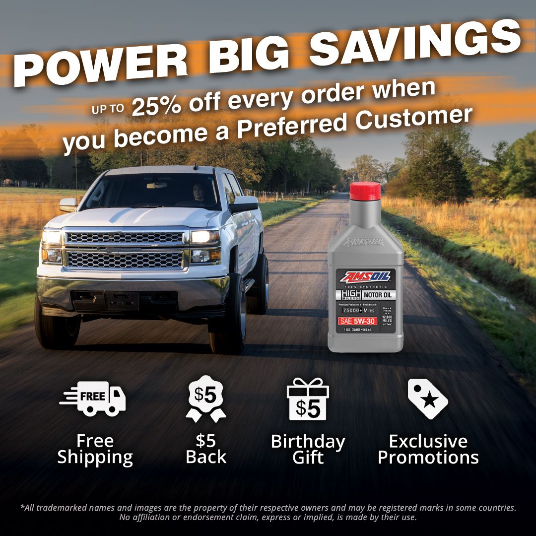 Want to save some serious cash on AMSOIL products? Our Preferred Customer program has you covered with up to 25% off every order. 📦 Plus, you'll get access to exclusive perks like Free Shipping. Ready to save? 👉 Sign up here: bit.ly/3JvEBuH