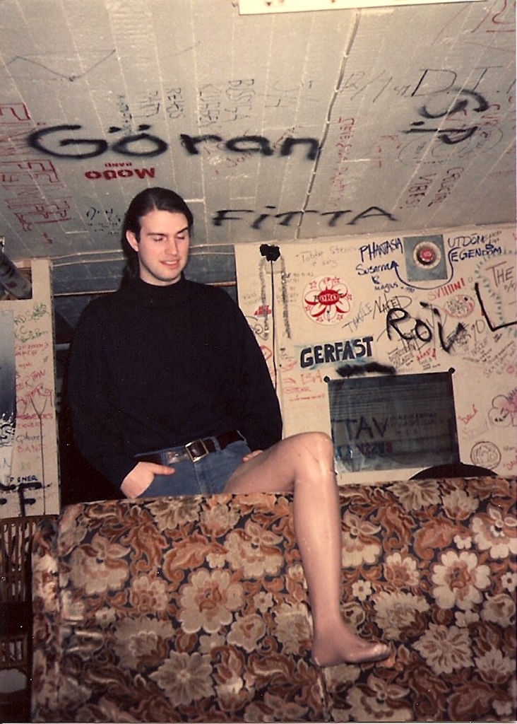 College aged guys in a damp basement somewhere in Europe.