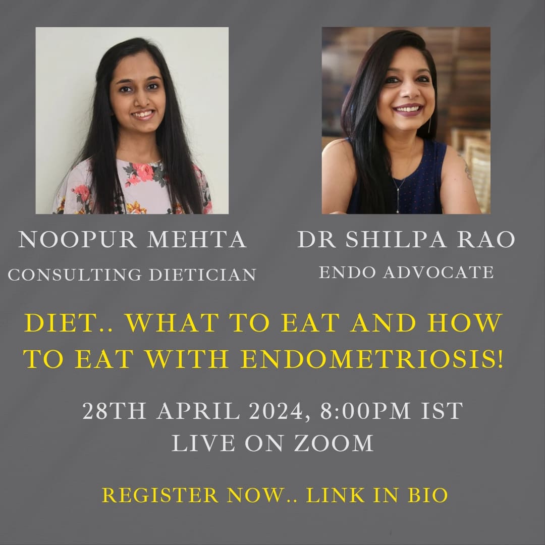 Struggling with endometriosis and dietary choices? You're not alone!

Join us for a FREE Zoom webinar with a registered dietician specializing in endometriosis management.

us06web.zoom.us/meeting/regist…

#endometriosis #endowarrior #WomensHealth #empower