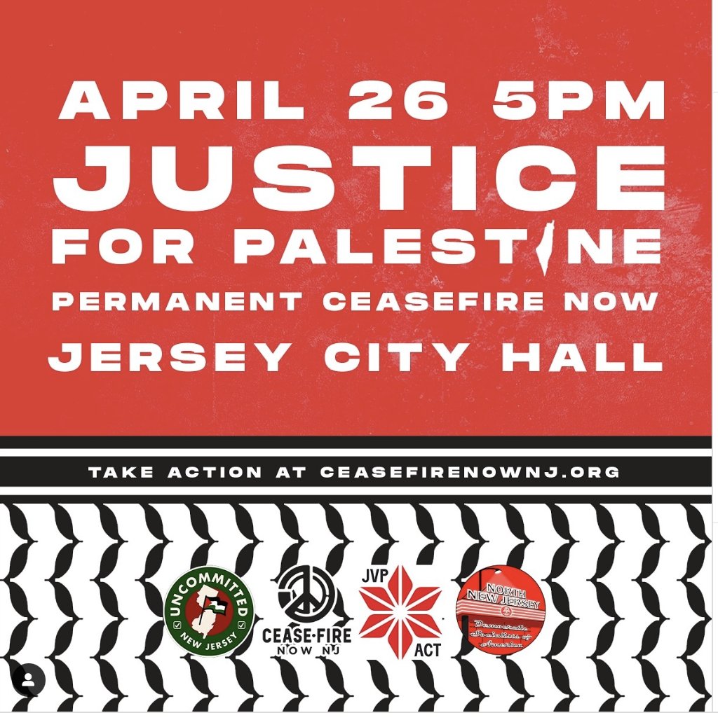NJ - this is today. Free Palestine!
