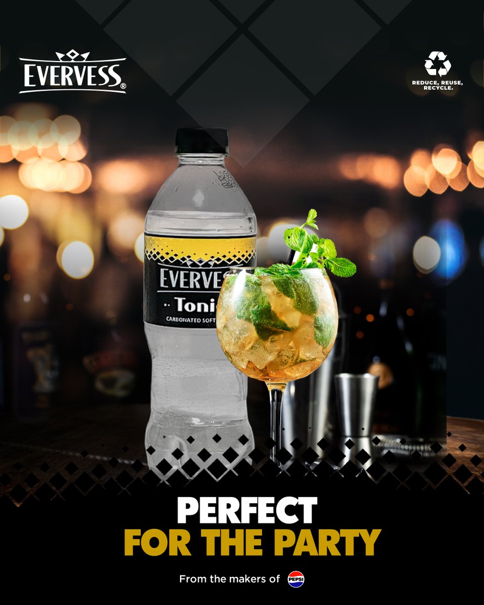It’s time to celebrate moments of pure relaxation and refreshing indulgence!😎

#EvervessTonic | #pepsinewlook | #ThirstyForMore