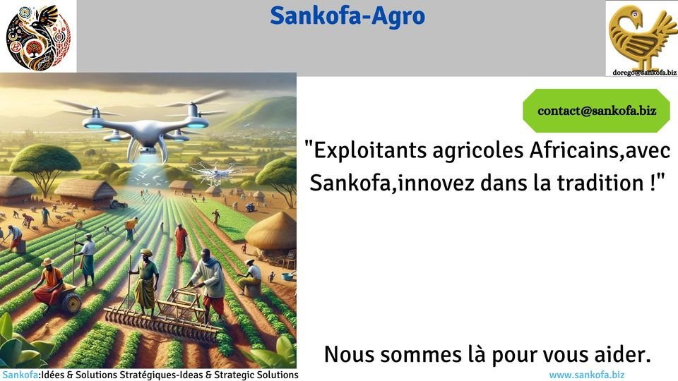 🌿💧🌱🌞🌳🌍
1-L'agroécologie prône le respect et la valorisation des savoirs et pratiques agricoles traditionnels africains, tout en les combinant avec des innovations techniques et scientifiques, permettant ainsi à Sankofa-Agro d'accompagner les exploitants dans une transition