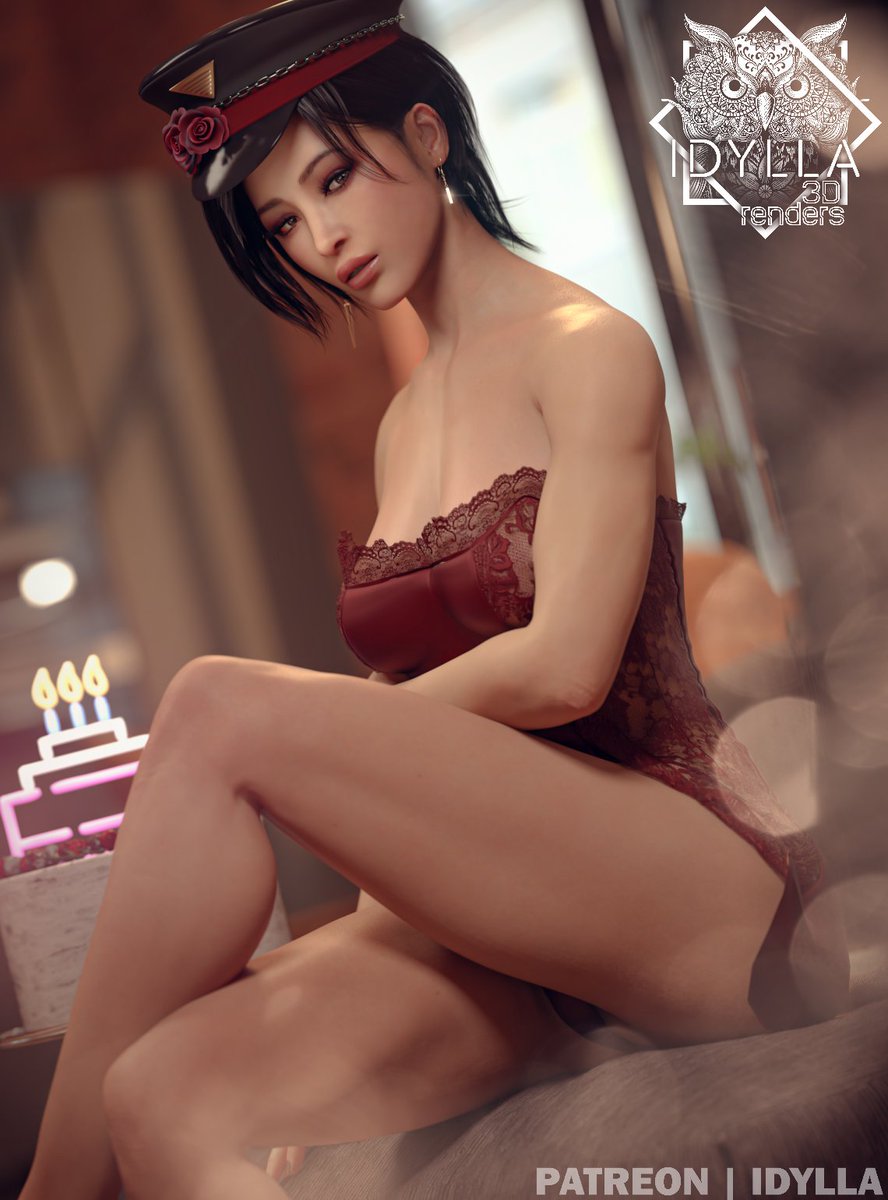 Commissioned Ada pinup render      

4k available you know where 🥰