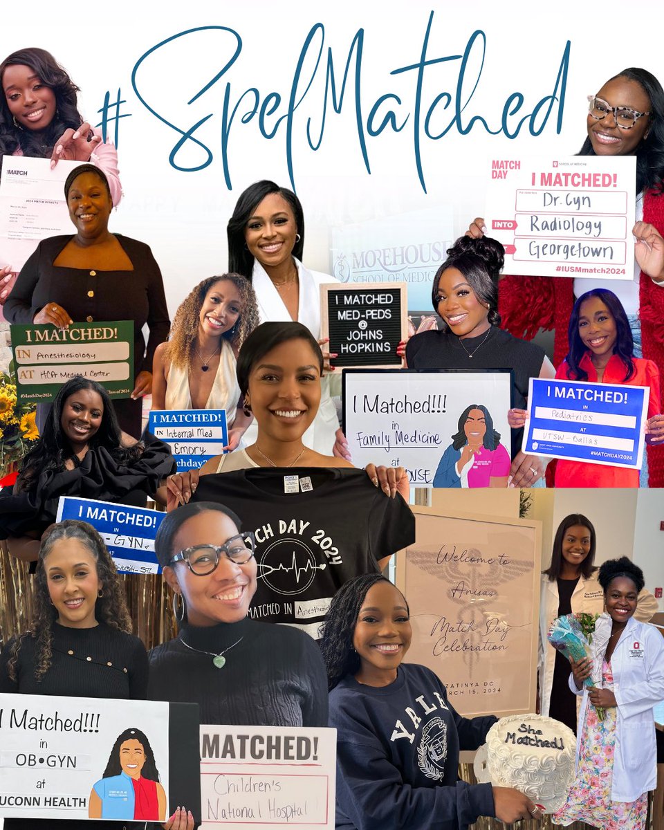 Celebrating Minority Health Month by spotlighting Spelman College alumnae achievements! March's Match Day saw many securing residencies or fellowships in health. Here's to these trailblazing Spelmanites shaping healthcare's future!