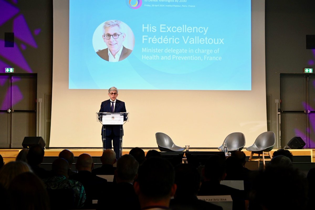 #Méningite| @fredvalletoux était présent à l'@institutpasteur pour la conférence sur la lutte contre la méningite organisée par @WHO 🎯Objectif: rappeler l'engagement français et accélérer la mobilisation internationale contre la maladie En savoir ➕: sante.gouv.fr/actualites/act…