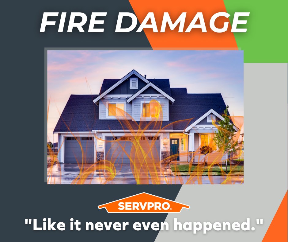 When flames leave their mark, SERVPRO is there to erase it. Our skilled team is committed to restoring your property and your peace of mind. 💼🔥 #FireDamage #SERVPRORestore