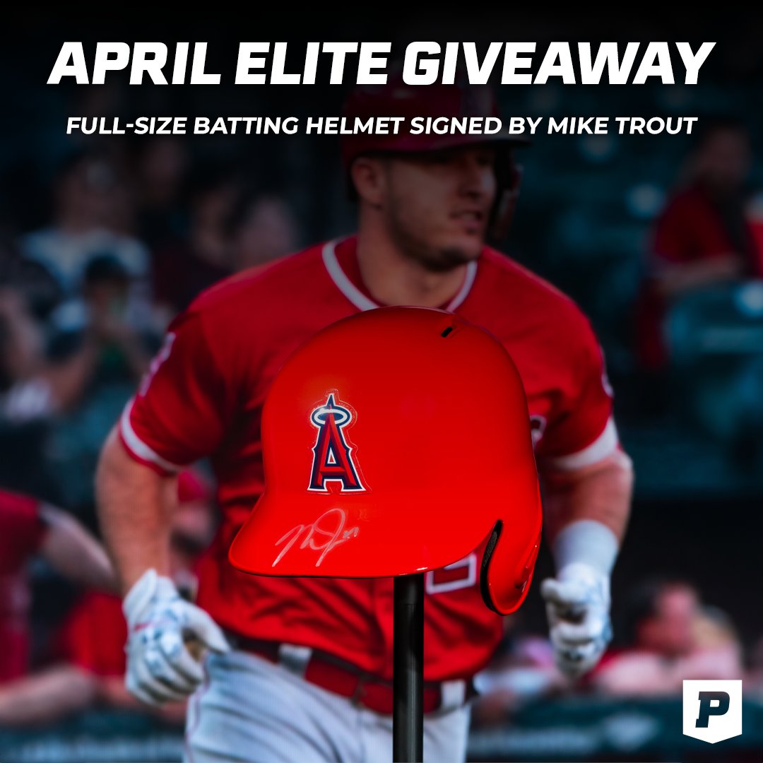 🚨🎁 With the April Elite Auction ending on Sunday, we will be giving away this Full-Size Angels Batting Helmet signed by Mike Trout 🐐 Anyone who places a bid in this Month's Pristine Elite Auction will automatically be entered to win this ITEM FOR FREE! prstn.co/elite