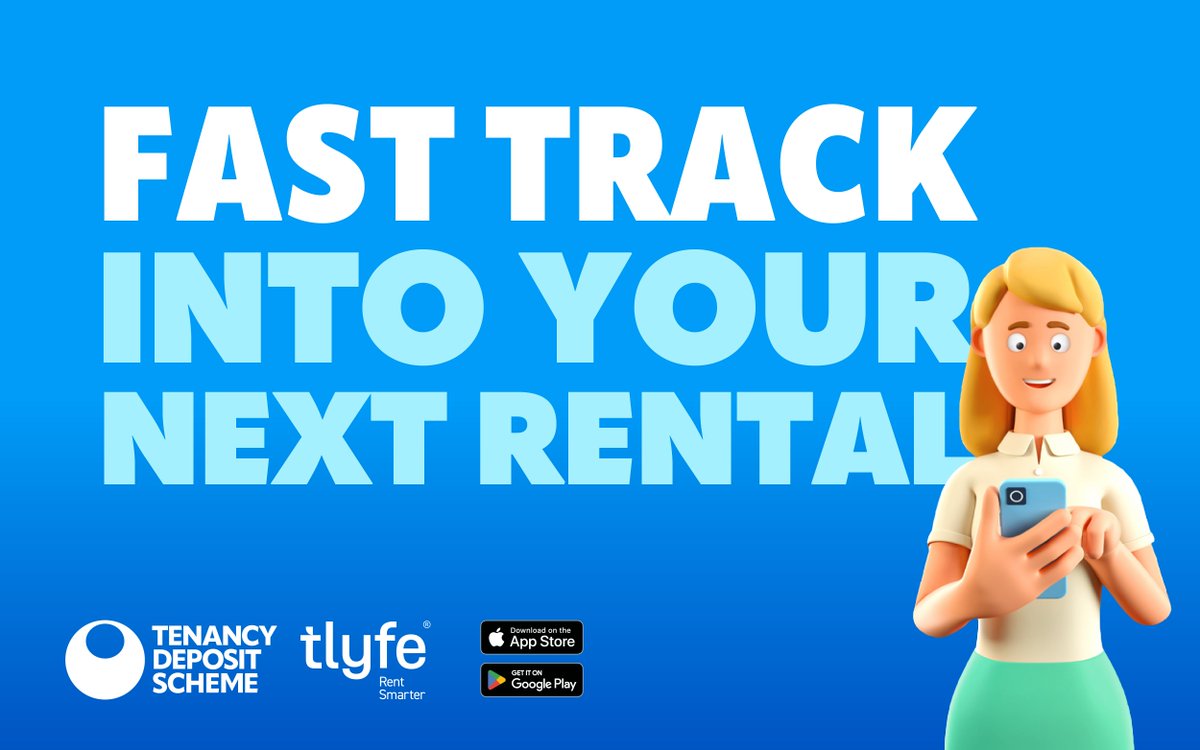 Tenants, don’t miss out on your next rental, rent smarter with tlyfe. 📲Simply download our app and get yourself to the front of the queue: …erentsmarter.tenancydepositscheme.com #RentSmarter #SmartLiving #TlyfeExperience