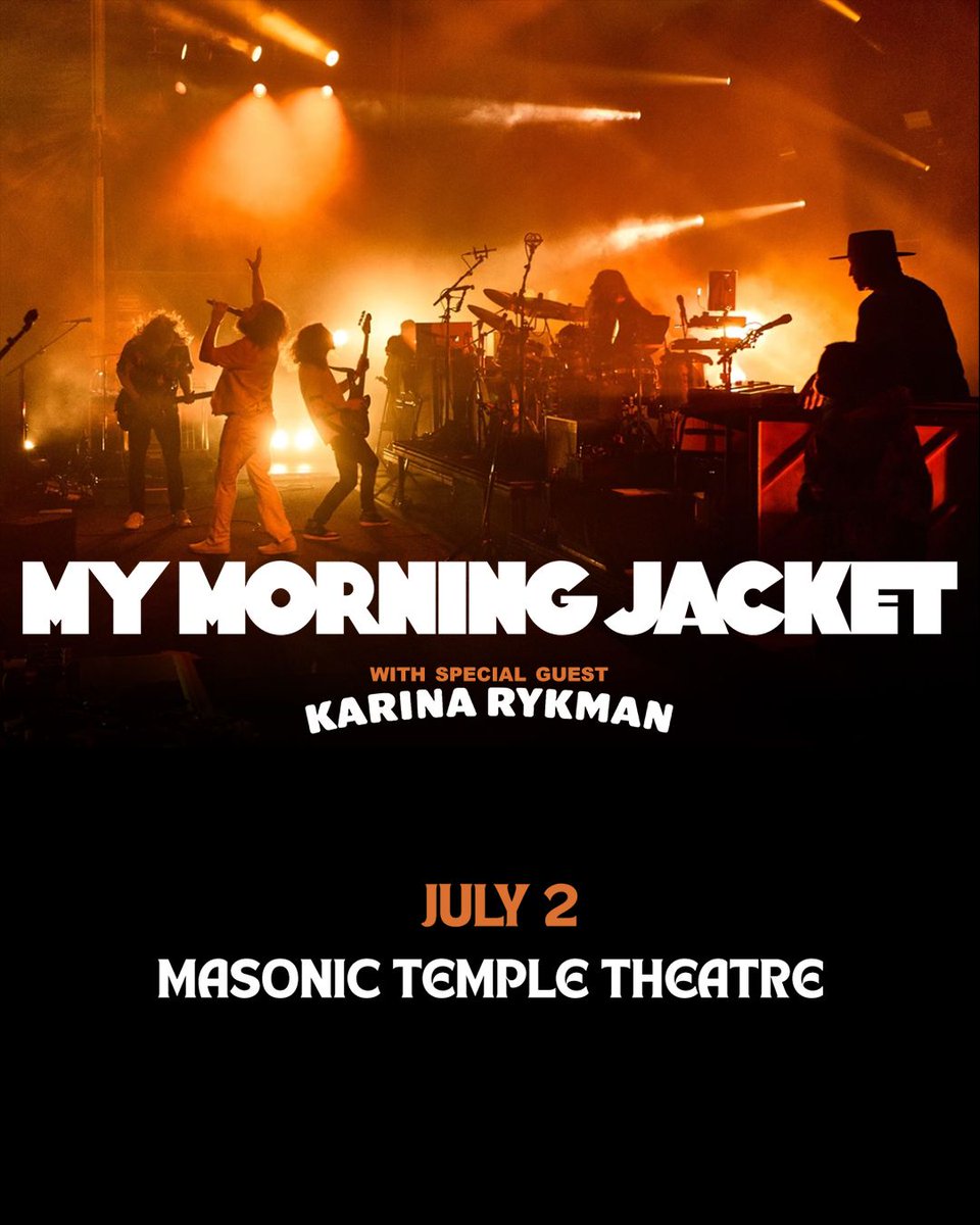 💟 ON SALE NOW ☮️ @MyMorningJacket | 🗓 July 2 🎫: buff.ly/3JpiaHs