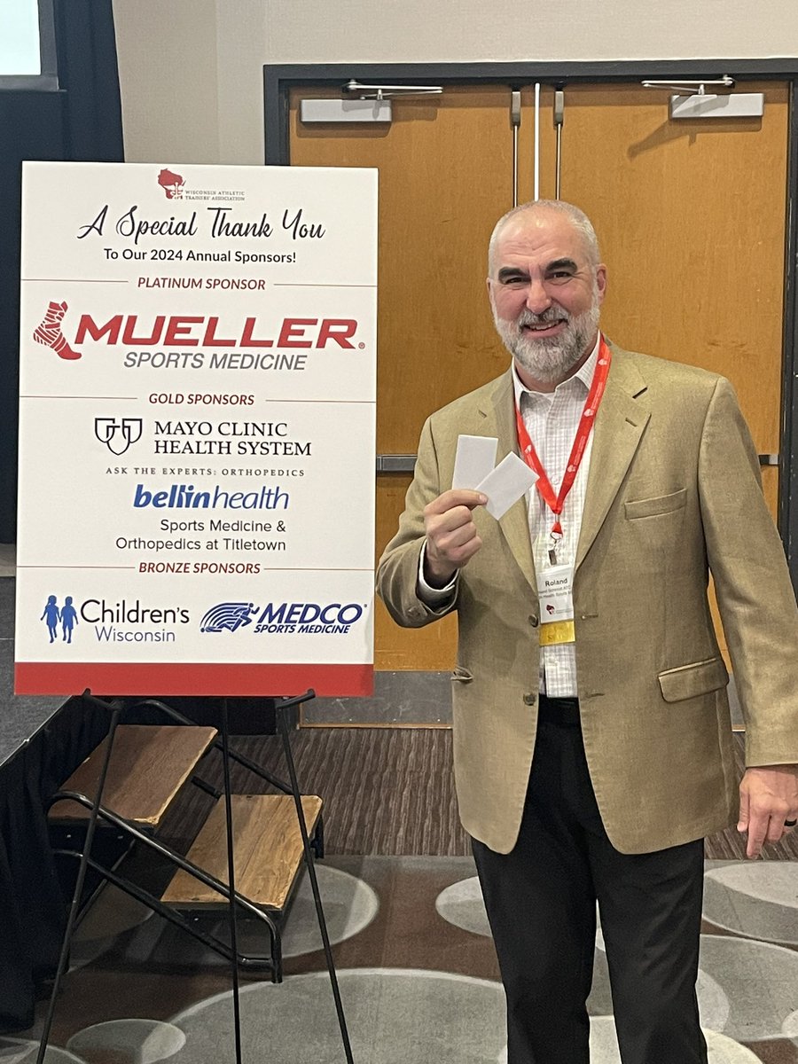 WATA has kicked off a membership drive contest. Refer a friend/colleague and have a chance to win a $10 gift card when they sign up. 2 cards are up for the taking for the first two that see me today at the WATA Symposium. Contest runs through May

#WisconsinATs #WATA #WiscoAT