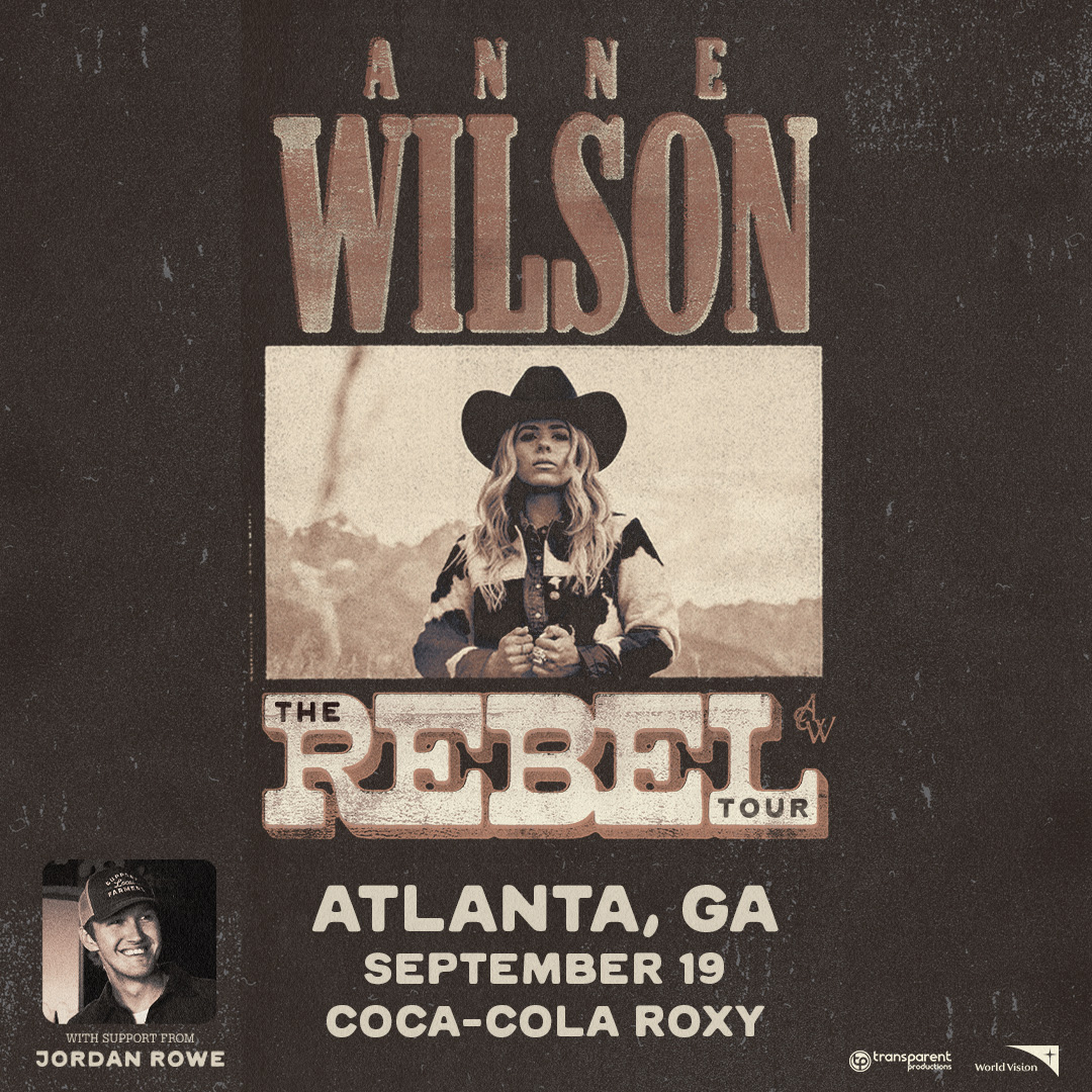 🚨 ON SALE NOW 🚨 @AnneWilsonMusic - The REBEL Tour with special guest @JordanRoweMusic on September 19! Get your tickets: livemu.sc/4dcSUC6