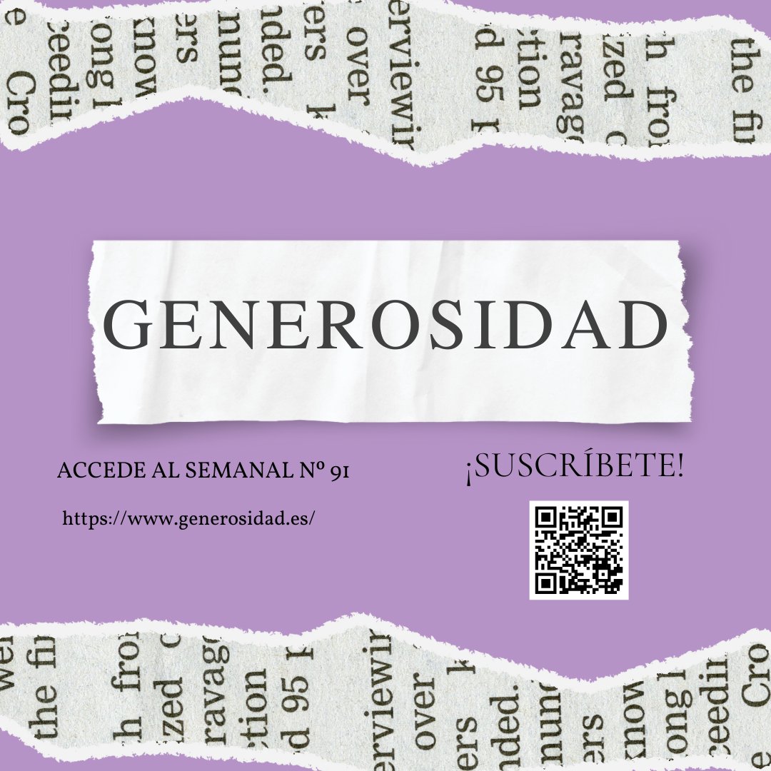 📢 ¡No te pierdas el nuevo número del periódico Generosidad! Accede a todas las noticias de la Fundación CERMI Mujeres. 🔗 ¡Suscríbete en el siguiente enlace! lnkd.in/dKH5U8nd 🔗 Enlace al periódico lnkd.in/d96vMh2x