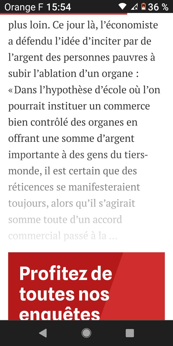 Nos zélites anti humanistes. Exemple #JeanTirole prix Nobel d économie. Le commerce d organes. Ces gens sont vraiment infâmes