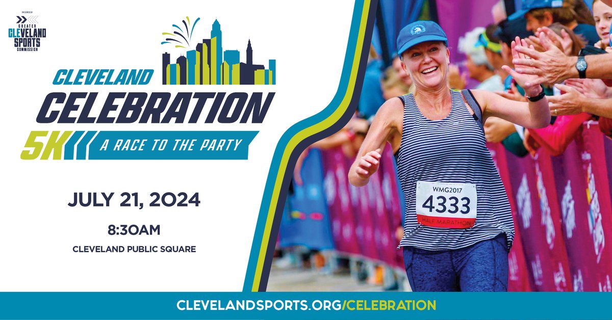 Lace up your shoes and join the party! 👟🎉 Celebrate Cleveland’s 228th birthday and the grand finale of the @CLEmasters2024 for a race/walk through downtown Cleveland, culminating in an epic Farewell Celebration. 🙌🎊 Learn how to join thousands from our local community and…