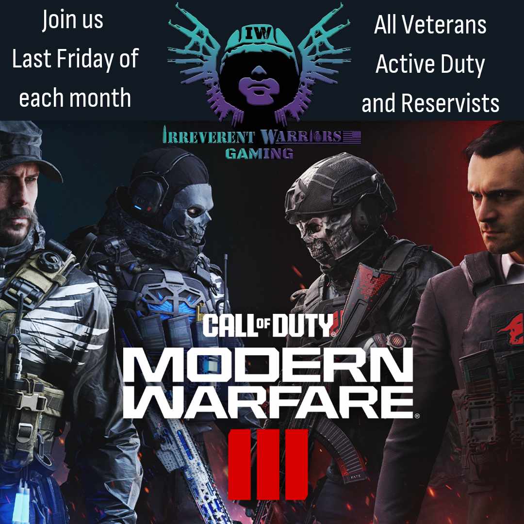Reminder for all gamers in the military community! 🎮️ There is a community game night going down tonight, April 26th @ 8pm EST, over on our Discord! If you're a fan of Call of Duty & want to connect with fellow veteran/active duty gamers, join here. > discord.com/invite/eZjXbGgp