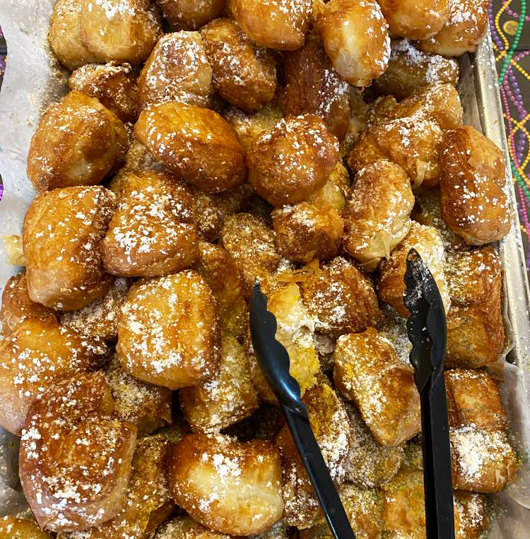 Our team loves trying new things in the kitchen. Check out these mouthwatering beignets, they were delightful bites of happiness! 

#FromtheFieldFriday #foodservice #foodmanagement #culinaryservices #culinaryservicesgroup