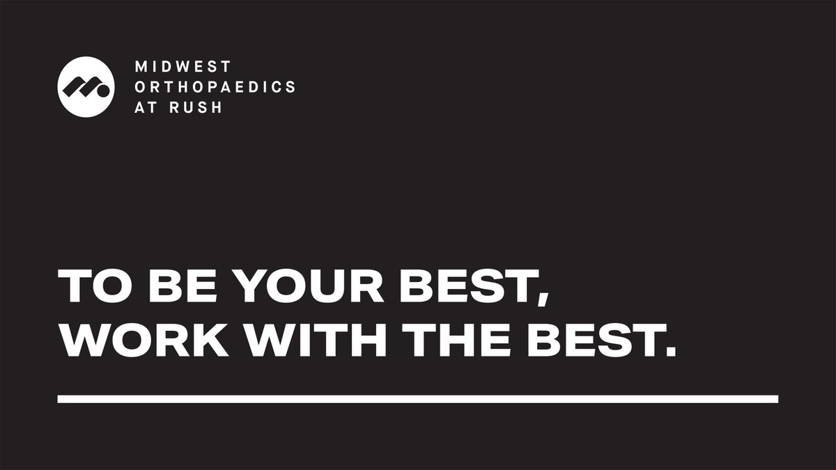 If you’re passionate about helping patients be their best, join Illinois’s top-ranked orthopedic practice’s physical therapy team. Apply today: bit.ly/3Q1Dp6U